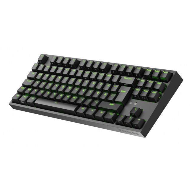 GENESIS Thor 404 TKL keyboard Gaming USB QWERTZ German Black