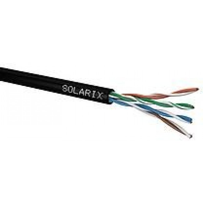 Solarix CAT5E UTP PE FC installation cable