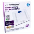 Esperanza EBS016W personal scale Square White Electronic personal scale