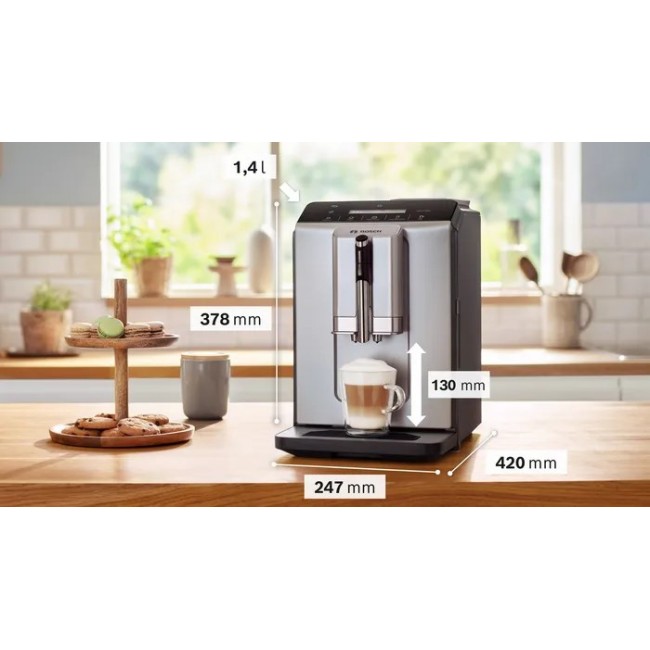 Bosch Serie 2 TIE20301 coffee maker Fully-auto Espresso machine 1.4 L Bosch Serie 2 TIE20301 coffee maker Fully-auto Espresso machine 1.4 L