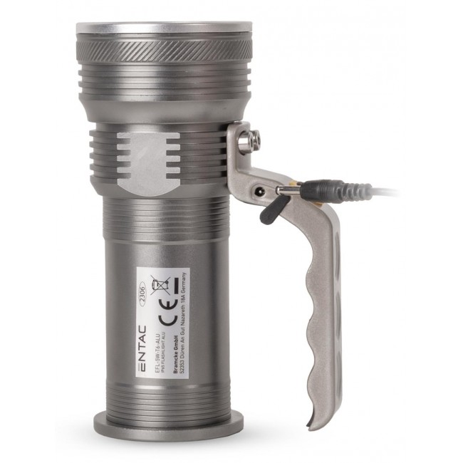 Entac Flashlight 5W T6 Aluminum 2x18650 and wall charger included
