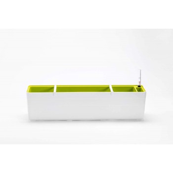 URBALIVE BERBERIS Donica samonawadniająca prostokątna 80 x 20 cm, bia y