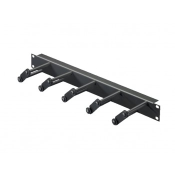Rittal Rangierpanel 1HE Kabelsprossen RAL 9005