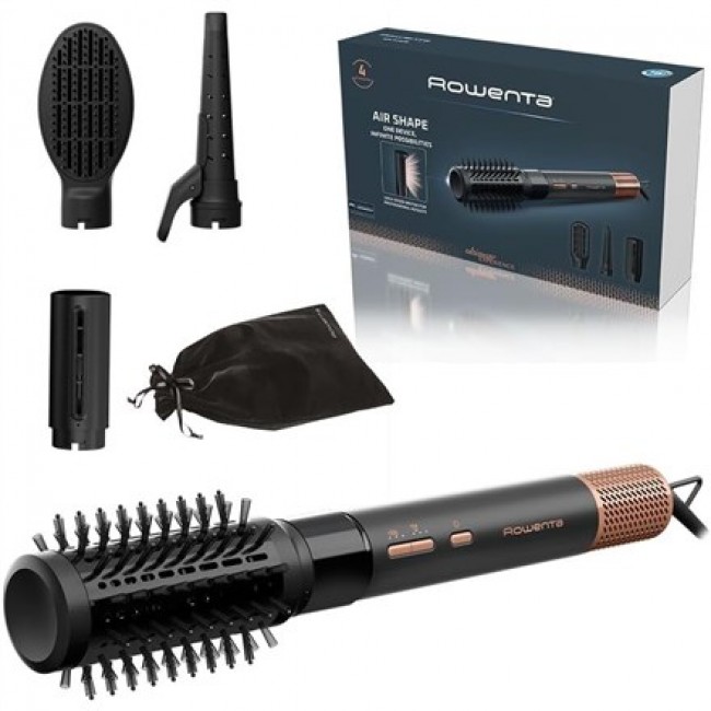 Rowenta Air Shape UB9820E0 hair styling tool Hot air brush Airflow Black, Copper