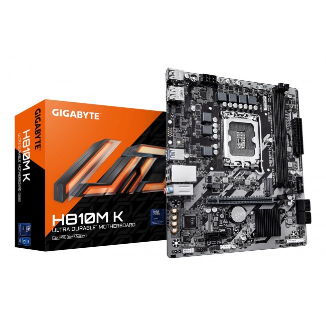 Gigabyte H810M K Motherboard (H810, S1851, mATX) Gigabyte H810M K Motherboard (H810, S1851, mATX)