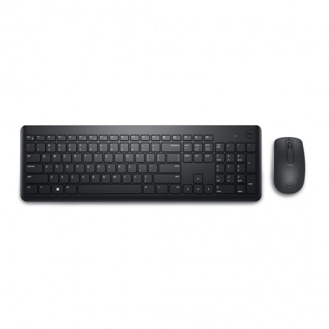 DELL KM3322W keyboard Mouse included Office RF Wireless Ukrainian Black