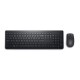 DELL KM3322W keyboard Mouse included Office RF Wireless Ukrainian Black