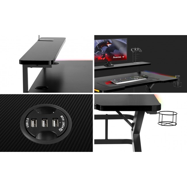 GAMING DESK HUZARO HERO 5.0 RGB GAMING DESK HUZARO HERO 5.0 RGB