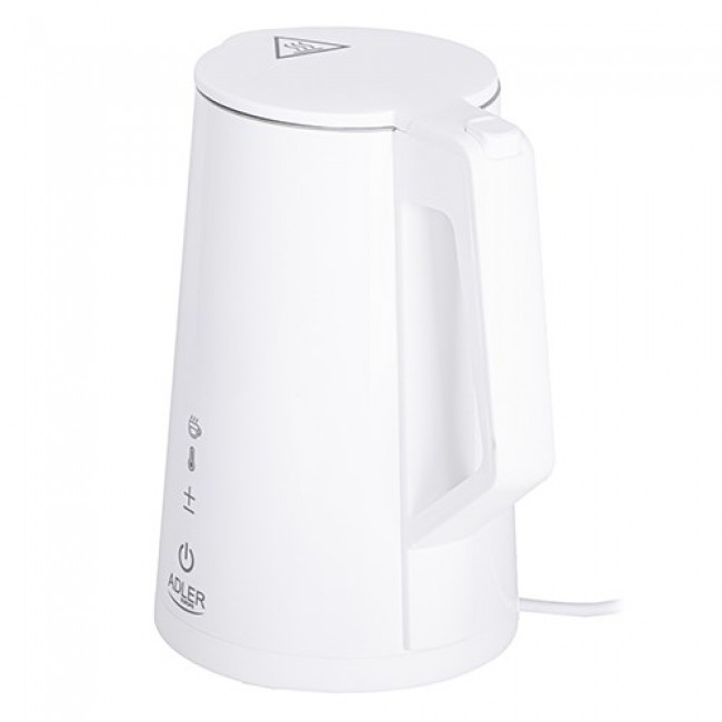 Adler AD 1345 electric kettle 1.7 L 1850 W White