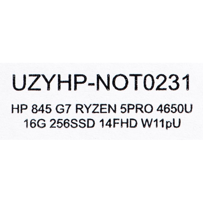 HP EliteBook 845 G7 AMD RYZEN 5 PRO 4650U 16GB 256GB SSD 14 HP EliteBook 845 G7 AMD RYZEN 5 PRO 4650U 16GB 256GB SSD 14