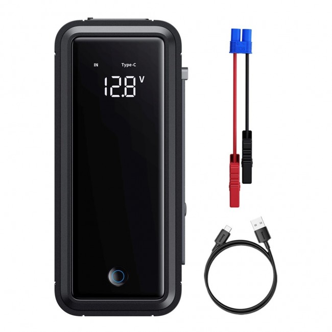 Baseus Super Energy Mega Series BS-CH007 - jump starter with supercapacitor, 3000A, 12V USB-C / EC8 / DC (grey)