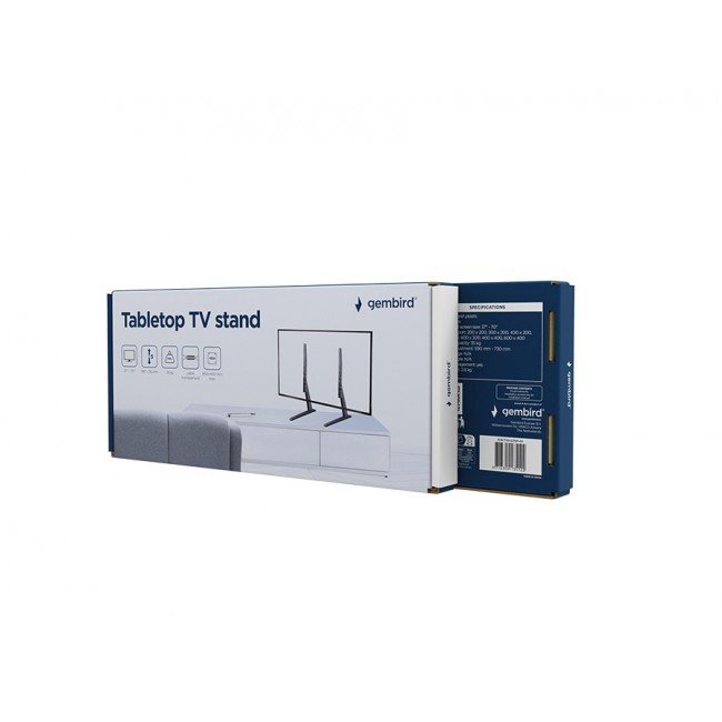Gembird TVS-D70F-01 Tabletop TV stand, 37