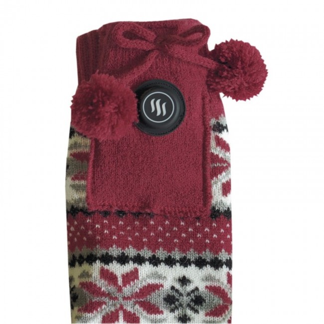 Glovii GQ5L slippers Slipper boot Unisex nieokre lony Bordeaux