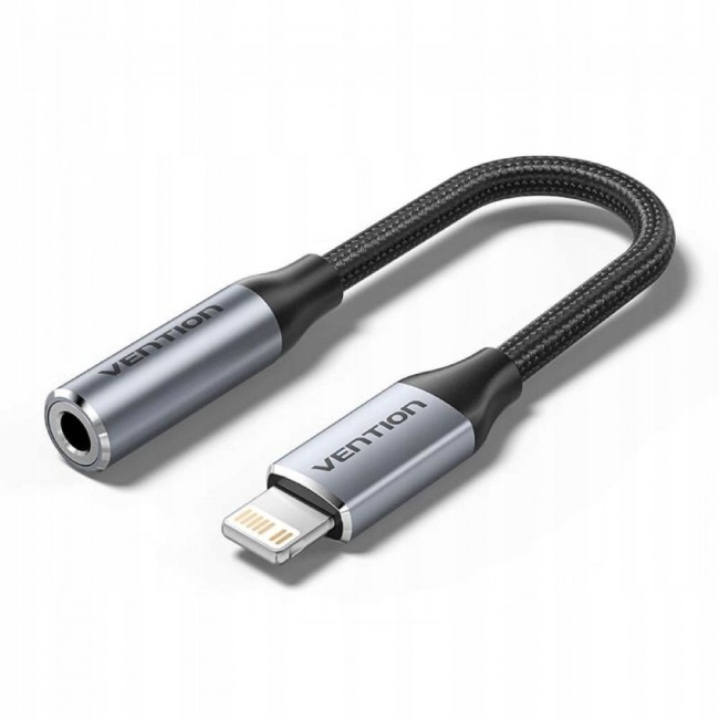 Vention Lightning male adapter 3.5mm jack 0.1m
