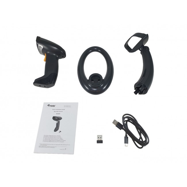 Equip Wireless 2D Dual Mode 2.4GHz + Bluetooth Barcode Scanner, with Stand