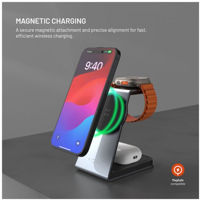 FIXED MagPowerstation Alu, space gray FIXED MagPowerstation Alu, space gray