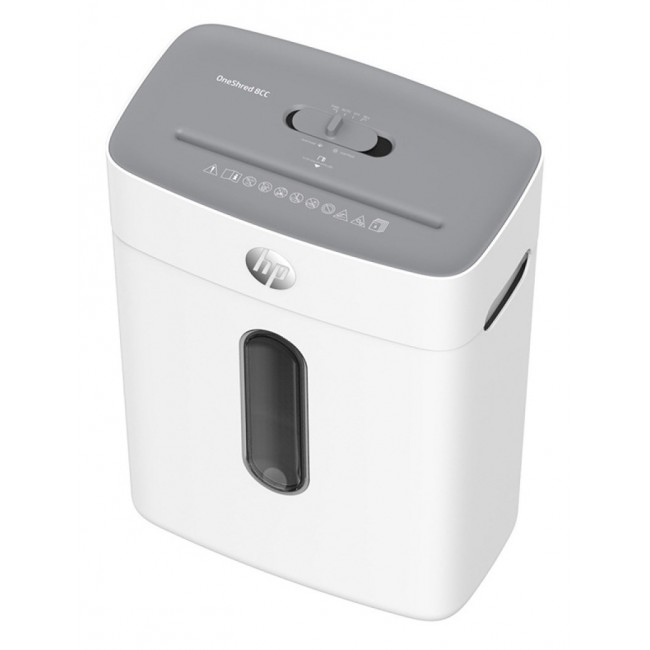 HP ONESHRED 8CC 15L paper shredder Micro-cut shredding HP ONESHRED 8CC 15L paper shredder Micro-cut shredding