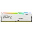 Kingston Technology FURY Beast 16GB 6000MT/s DDR5 CL36 DIMM White RGB EXPO