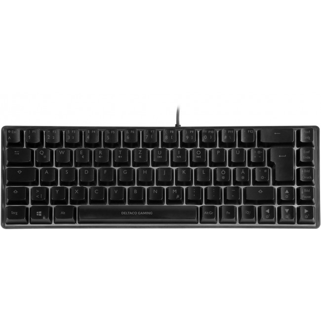 Deltaco Gaming GAM-158-DE keyboard USB QWERTZ Nordic Black