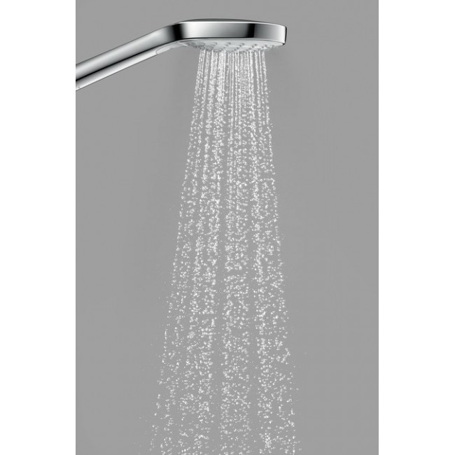 Hansgrohe Croma Select E Handheld shower head Chrome, White