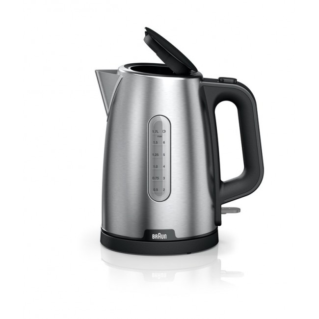 Braun PurShine WK102AI-WK1500BK electric kettle 1.7 L 2200 W Black, Stainless steel Braun PurShine WK102AI-WK1500BK electric kettle 1.7 L 2200 W Black, Stainless steel