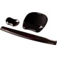 Fellowes CRYSTAL mouse and wrist pad gel, black Fellowes CRYSTAL mouse and wrist pad gel, black