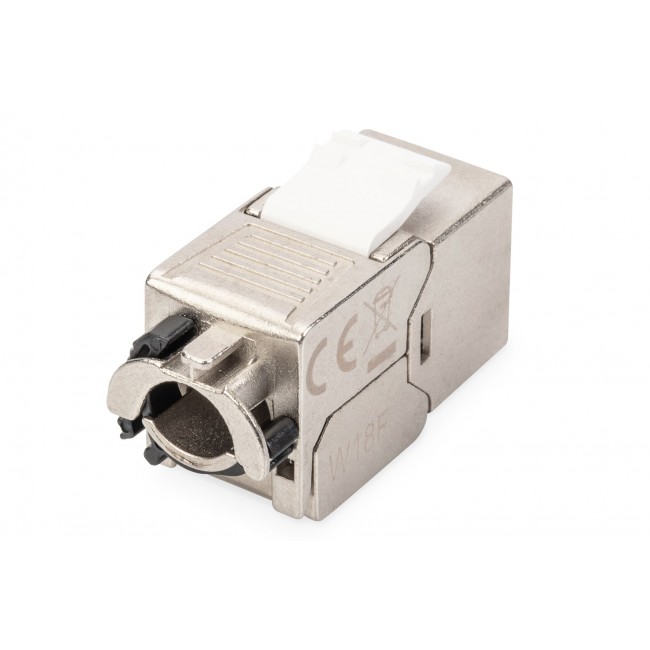 Digitus CAT 6A Keystone module, shielded with intelligent cable manager