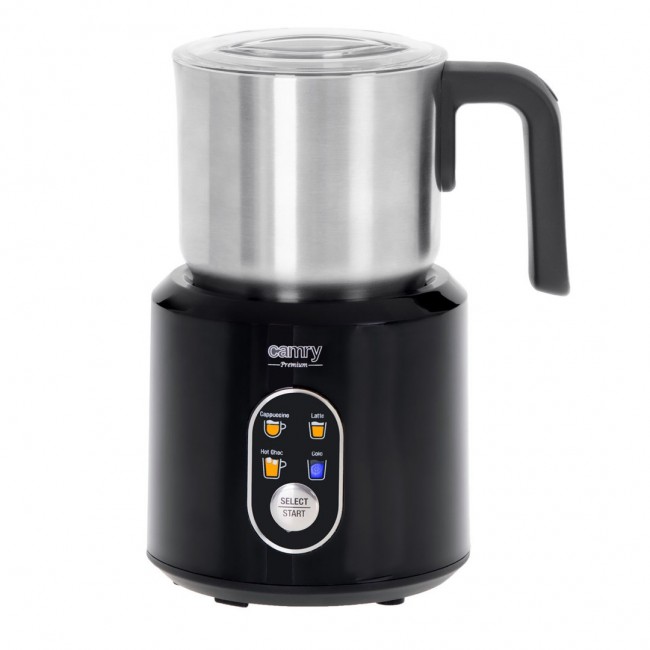 CAMRY CR 4498 automatic milk frother black, silver CAMRY CR 4498 automatic milk frother black, silver