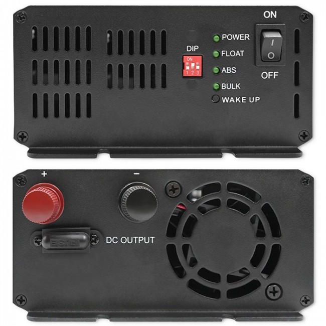 Qoltec Smart Monolith Battery Charger for LiFePO4 AGM GEL SLA batteries | 10A | 24V Qoltec Smart Monolith Battery Charger for LiFePO4 AGM GEL SLA batteries | 10A | 24V