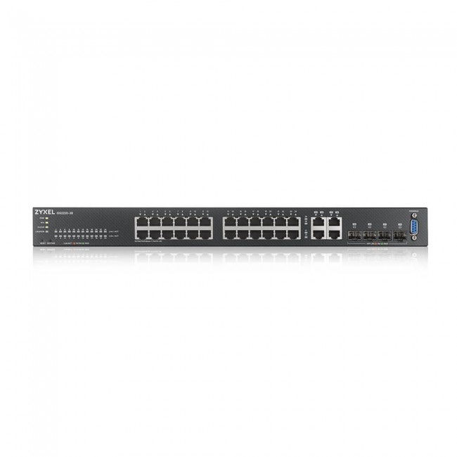 Zyxel GS2220-28-EU0101F network switch Managed L2 Gigabit Ethernet (10/100/1000) Black Zyxel GS2220-28-EU0101F network switch Managed L2 Gigabit Ethernet (10/100/1000) Black