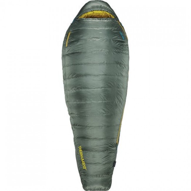 Therm-a-Rest Questar Adult Mummy sleeping bag Polyester Green, Yellow