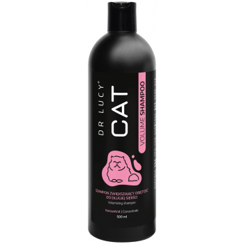 DR LUCY - CAT VOLUME SHAMPOO 500 ML CONCENTRATED, VOLUME-BOOSTING SHAMPOO FOR LONG-HAIRED CATS