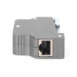 Digitus PoE surge protector (RJ45), DIN rail installation, indoor