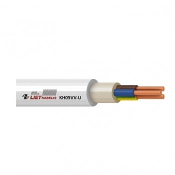 CABLE KH05VV-U/NYM 3X1.5 WHITE 25M