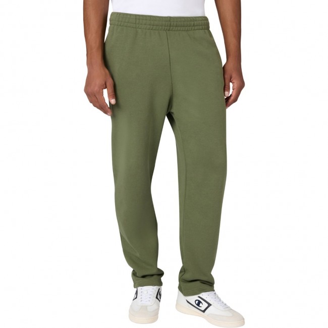 Spodnie męskie Champion Straight Hem Pants zielone 222179 GS156 M