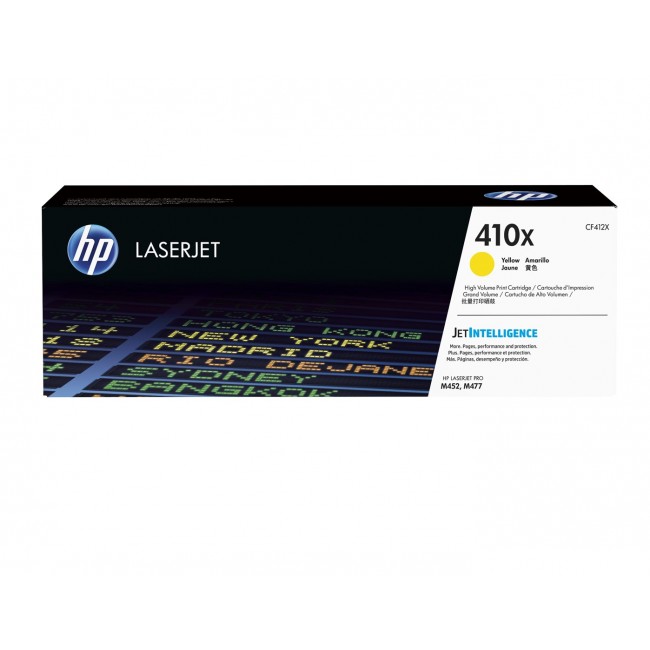 HP 410X High Yield Yellow Original LaserJet Toner Cartridge HP 410X High Yield Yellow Original LaserJet Toner Cartridge