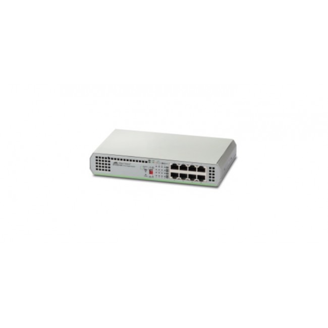 Allied Telesis AT-GS910/8-50 Unmanaged Gigabit Ethernet (10/100/1000) Grey