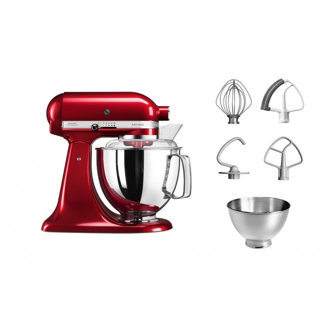 KitchenAid 5KSM175PSECA Artisan food processor 300 W 4.8 L Red