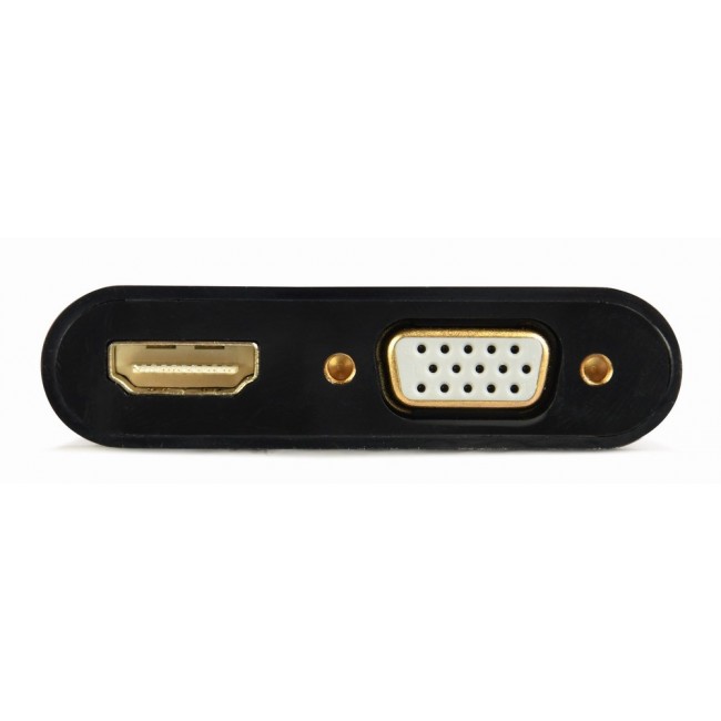 Gembird A-HDMIM-HDMIFVGAF-01 interface cards/adapter HDMI, VGA Gembird A-HDMIM-HDMIFVGAF-01 interface cards/adapter HDMI, VGA