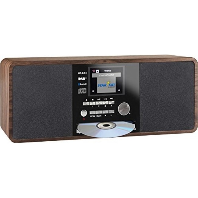 REHAU IMPERIAL DABMAN i200 CD Digital 20 W DAB+, FM, UKW Walnut MP3 playback REHAU IMPERIAL DABMAN i200 CD Digital 20 W DAB+, FM, UKW Walnut MP3 playback