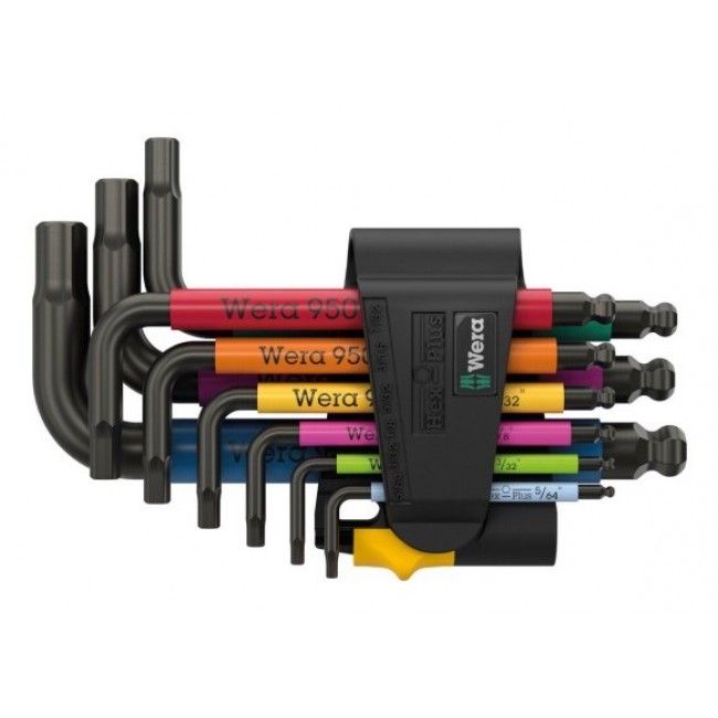 Hex key set 950/9 Hex-Plus multicolour 9 pieces Hex key set 950/9 Hex-Plus multicolour 9 pieces