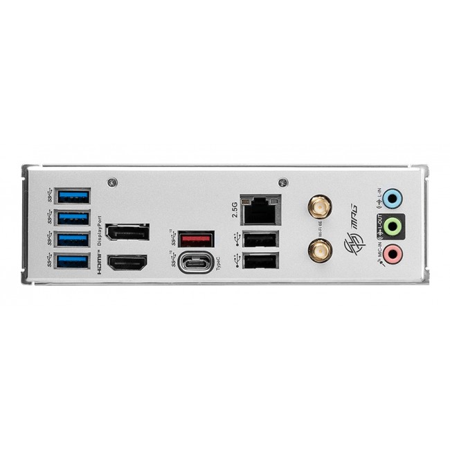 MSI | MPG B760I EDGE WIFI | Processor family Intel | Processor socket LGA1700 | DDR5 DIMM | Memory slots 2 | Supported hard disk drive interfaces SATA, M.2 | Number of SATA connectors 4 | Chipset Intel B760 | Mini-ITX