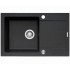PYRAMIS MIDO (76x44) 1B 1D Flush-mounted sink Rectangular Black