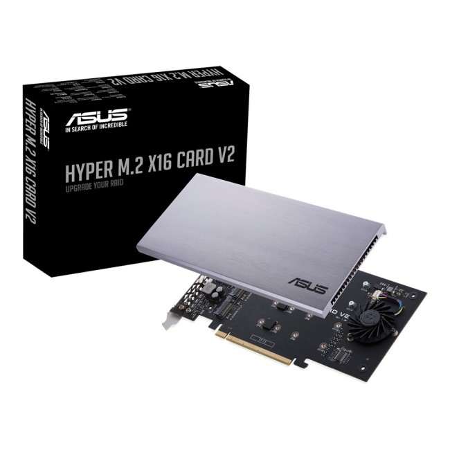 ASUS HYPER M.2 X16 CARD V2 interface cards/adapter Internal ASUS HYPER M.2 X16 CARD V2 interface cards/adapter Internal