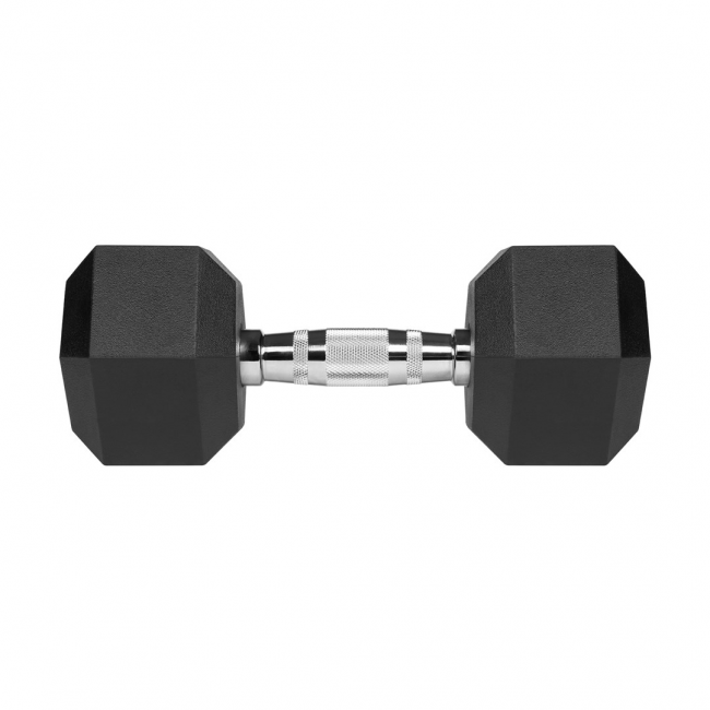 REBEL ACTIVE Hantle eliwne gumowane 2x10 kg