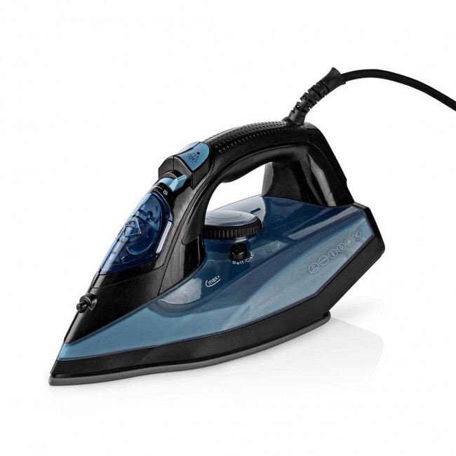 Nedis IRON2000 iron Dry iron Ceramic soleplate 2600 W Blue Nedis IRON2000 iron Dry iron Ceramic soleplate 2600 W Blue