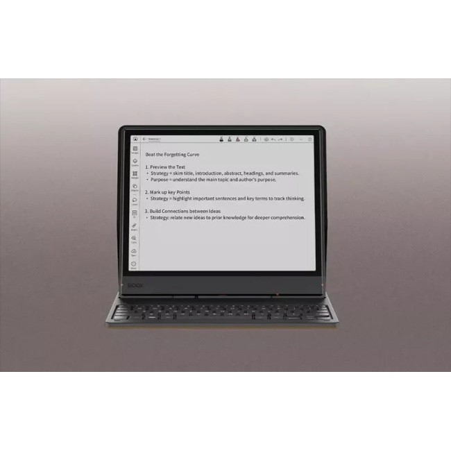 Onyx Boox Note Air 5 C Magnetic case with keyboard Brown