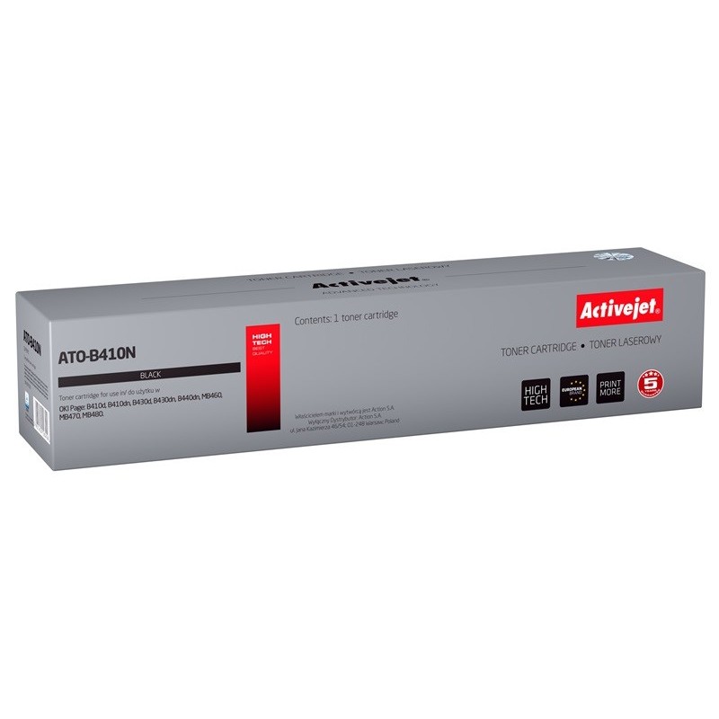 Activejet ATO-B410N Toner (Replacement for OKI 43979102 Supreme 3500 pages black) Activejet ATO-B410N Toner (Replacement for OKI 43979102 Supreme 3500 pages black)