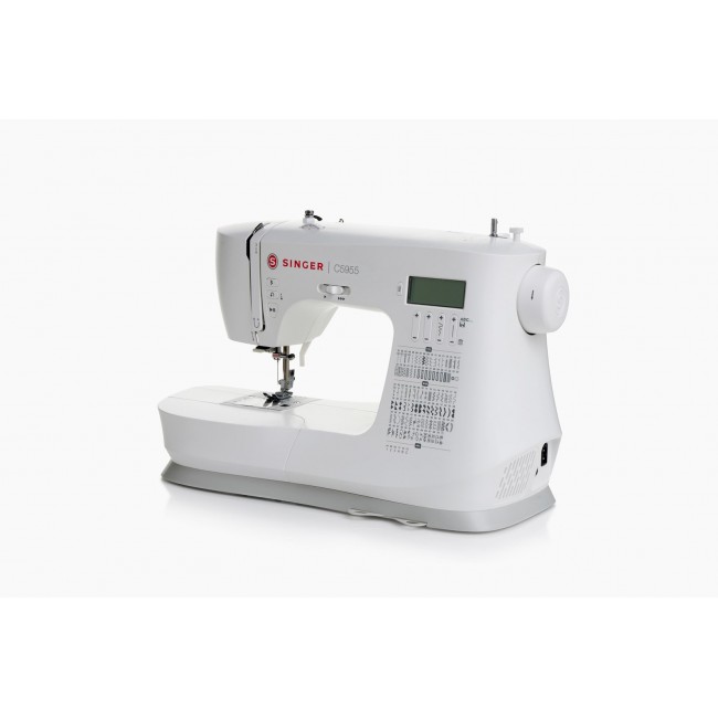 Singer Sewing Machine C5955 Number of stitches 417 Number of buttonholes 8 White Singer Sewing Machine C5955 Number of stitches 417 Number of buttonholes 8 White