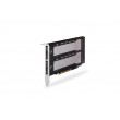 Icy Dock MB842MP-B storage drive enclosure SSD enclosure Black, Silver M.2